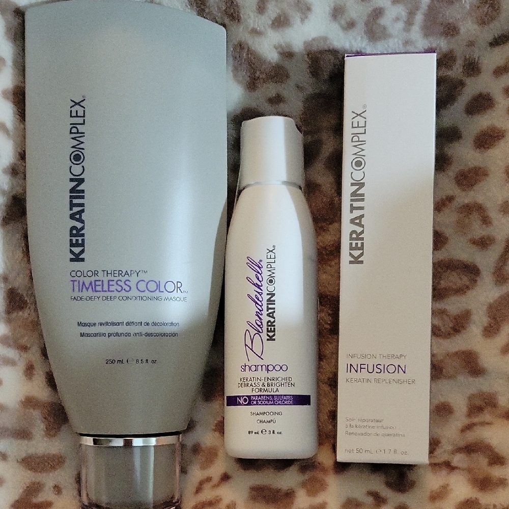 Keratin Complex Color Therapy Set - Silver and White